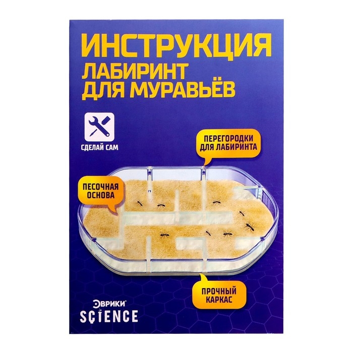 Набор для опытов &laquo;Лабиринт для муравьёв&raquo;