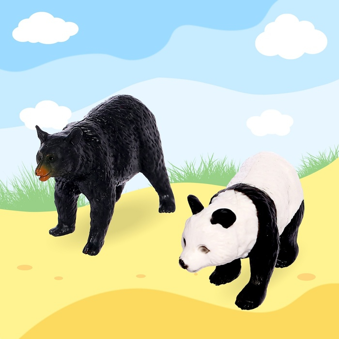 Набор животных &laquo;Дикие звери&raquo;, 12 фигурок