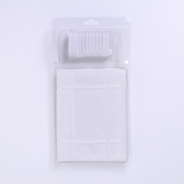 Штора для ванной &laquo;Экономь&raquo;, 180&times;180 см, PEVA, цвет белый