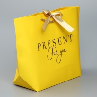Пакет подарочный, упаковка, &laquo;For you&raquo;, 26 х 25 х 11 см