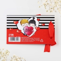 Чековая книжка желаний &laquo;Тому кого люблю&raquo;, 10 х 6 см.