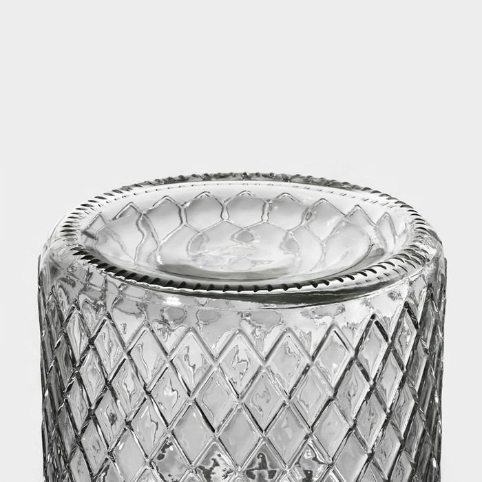 Банка стеклянная для хранения сыпучих продуктов &laquo;Премиум&raquo;, 850 мл, 11&times;12 см, с металлической крышкой