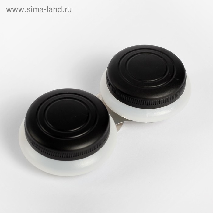 Маслёнки, 2 штуки, пластиковые, для красок, с закручивающимися крышками, с держателем Маслёнки, 2 штуки, пластиковые, для красок, с закручивающимися крышками, с держателем