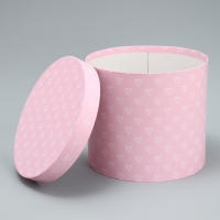 Набор шляпных коробок 5 в 1, упаковка подарочная, &laquo;Паттерн&raquo;, 13 х 14 ‒ 19.5 х 22 см