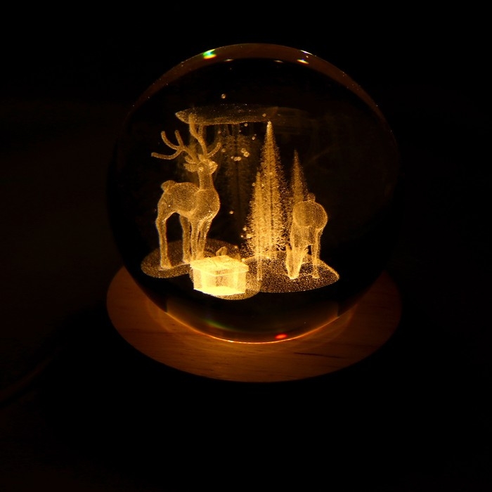 Светильник новогодний &laquo;Новый год! Сказочный лес&raquo;