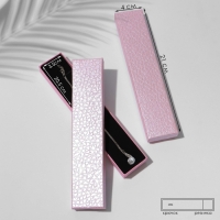 Коробочка подарочная под браслет/цепочку/часы &laquo;Животный принт&raquo; симпл, 21&times;4, цвет розовый