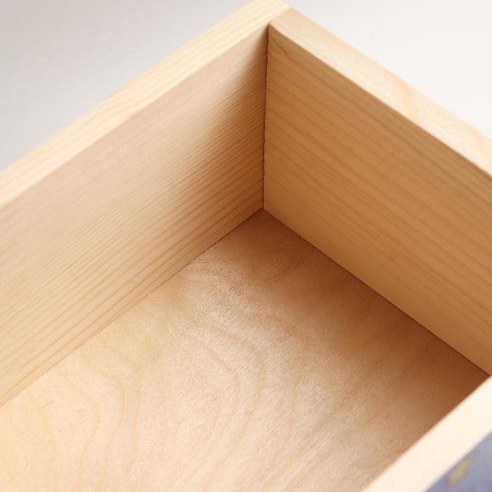 Кашпо деревянное "Любимой доченьке"  25&times;14,7&times;8,5 см