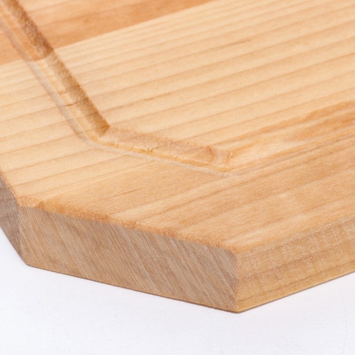 Доска разделочная &laquo;Гайка&raquo; малая (кровосток) 30х18х1,8 см