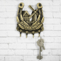 Ключница настенная-подкова &laquo;Тепла и уюта&raquo;, мельница, 9,7 х 12,5 см.