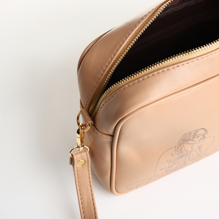 Сумка женская через плечо TEXTURA, маленького размера, цвет бежевый