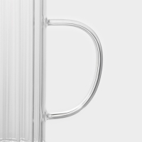 Кружка стеклянная &laquo;Полоска&raquo;, 320 мл