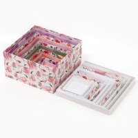 Набор коробок 10 в 1, упаковка подарочная, &laquo;Цветы&raquo;, 10.2 х 10.2 х 6‒28.2 х 28.2 х 15 см
