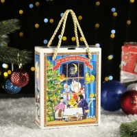 Новый год. Подарочная коробка "Что за прелесть эти сказки!", 16,5 х 7,9 х 20,8см.