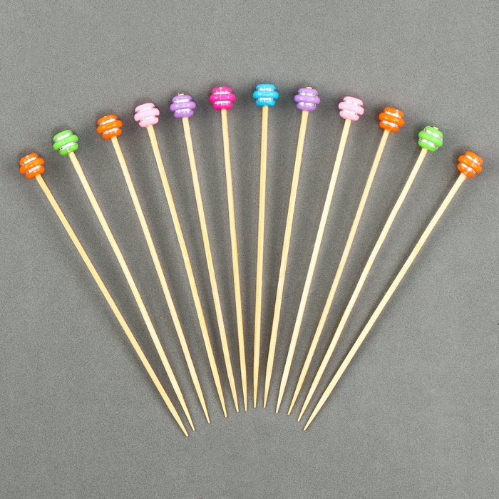 Шпажки деревянные &laquo;Сладости&raquo;, 12 см, набор 12 шт.