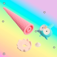 Игровой ластик &laquo;Вафельный рожок&raquo;, МИКС