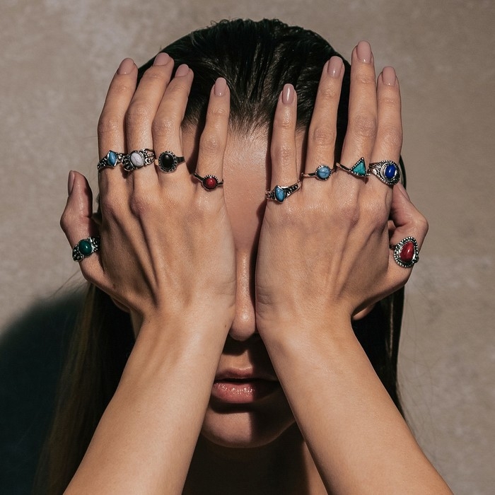 Кольцо &laquo;Натурель&raquo; Артемида, размер МИКС, цвет МИКС