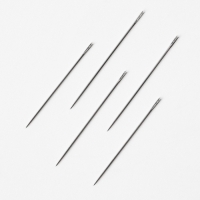 Игла швейная самовдеваемая 37мм*0,75/40мм*0,77/42мм*0,8 ( наб 5шт) сталь TR