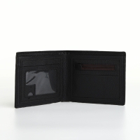 Портмоне мужское без застёжки, отдел для карт, монет, цвет чёрный