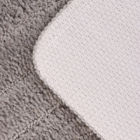 Коврик Savanna, 50&times;80 см, ворс 1 см, микрофибра, серый