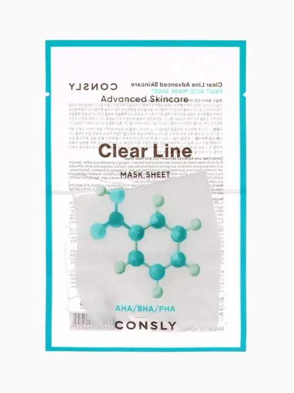 Тканевая маска с фруктовыми кислотами Consly &laquo;Восстанавливает и увлажнение&raquo;, 23 мл