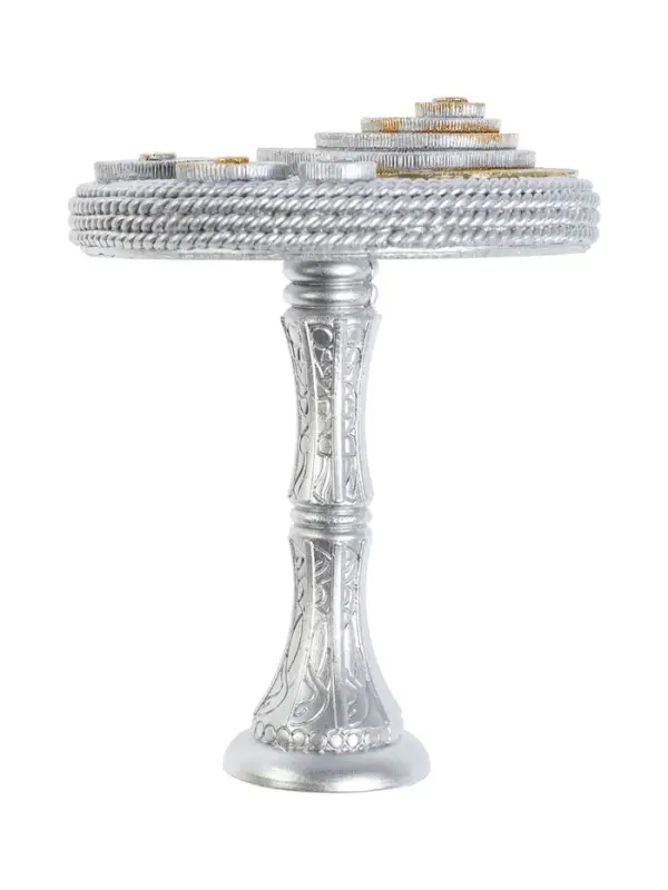 Крючок для штор CAPPIO KS038, d=11 см, цвет серебро золото, 2 шт