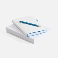 Набор White Shall, бело-голубой