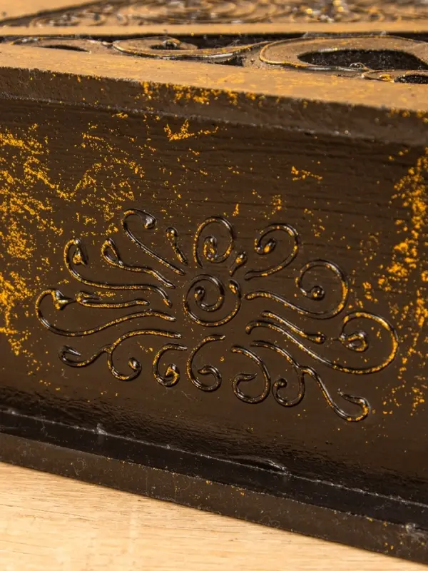 Шкатулка "Завитки" 24х18х9 см, МДФ