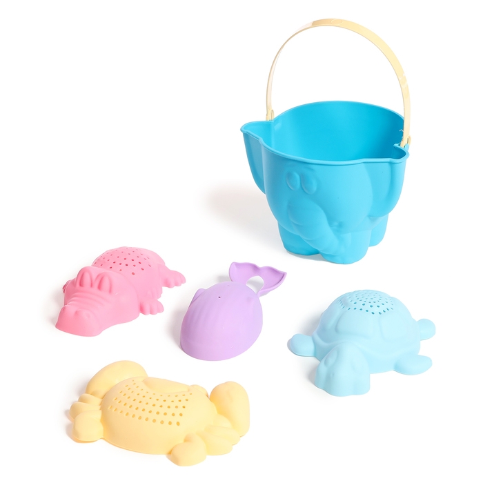 Песочный набор №8 &laquo;Африка №8&raquo;: ведро, 4 формочки, МИКС