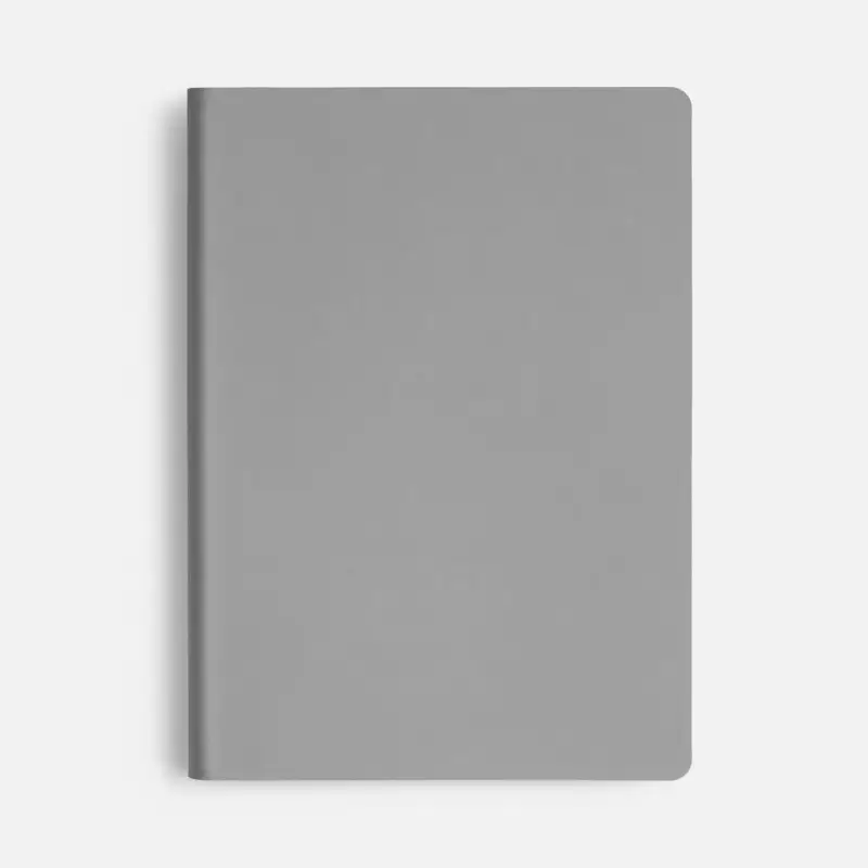 Ежедневник Flex Shall New, недатированный, серый