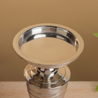 Подсвечник "Виктори" 13х13х21,5 см, алюминий