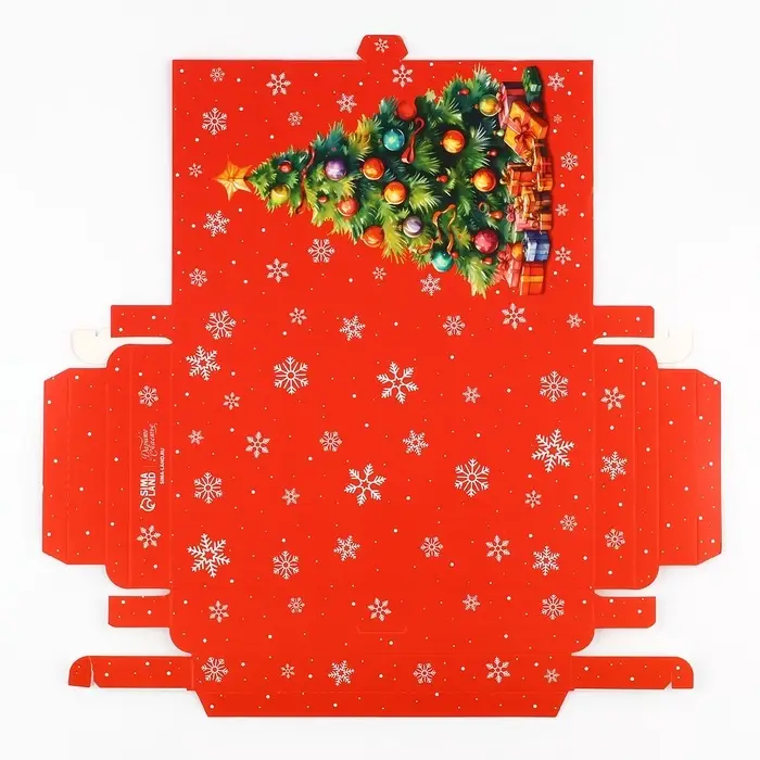 Коробка для шоколада с местом для денег &laquo;Ёлочка&raquo;, 20 х 2 х 12 см