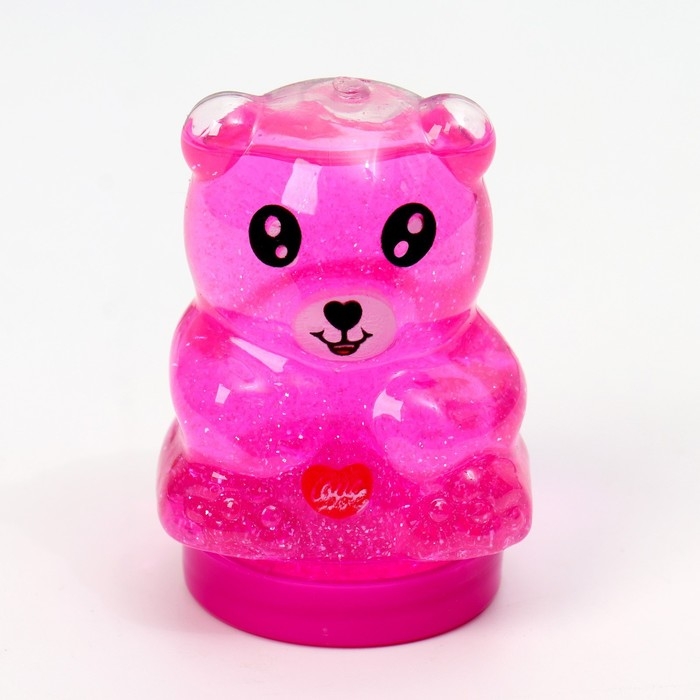 Лизун - слайм &laquo;Мишка&raquo;, цвета МИКС