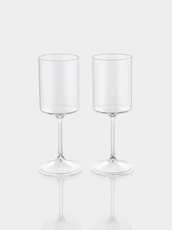 Набор бокалов для вина "Индиго" 2 шт, 8,2х21,5 см, прозрачные