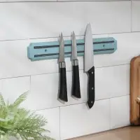 Держатель для ножей магнитный Доляна &laquo;Цветная линия&raquo;, 33 см, цвет голубой