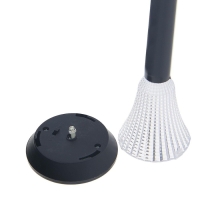 Садовый светильник на солнечной батарее &laquo;Рифлёный конус&raquo;, 7 &times; 31 &times; 7 см, 1 LED, свечение белое