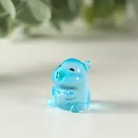 Сувенир полистоун флюоресцентный "Капибары" набор 6 шт 1,7х2 см