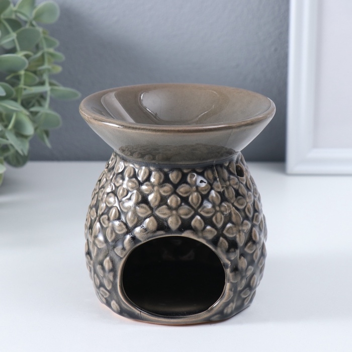 Аромалампа керамика Аромалампа керамика "Геометрические узоры" МИКС 9х9,5х11 см