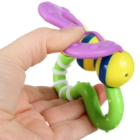 Погремушка &laquo;Бабочка&raquo; с эластичными элементами, в пакете, Крошка Я