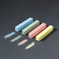 Мелки цветные школьные, 4 шт. &laquo;Маша и медведь&raquo;, прямоугольные