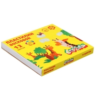 Пластилин мягкий (восковой) 12 цветов 180 г &laquo;Каляка-Маляка&raquo;, со стеком