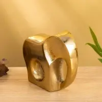 Сувенир интерьерный "Слон" 16х5х14 см, алюминий