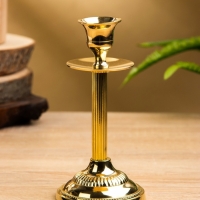 Подсвечник, латунь 7,5х7,5х15 см