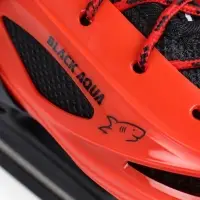 Коньки для фитнеса с роликовой платформой BlackAqua (р.34-37, красный)