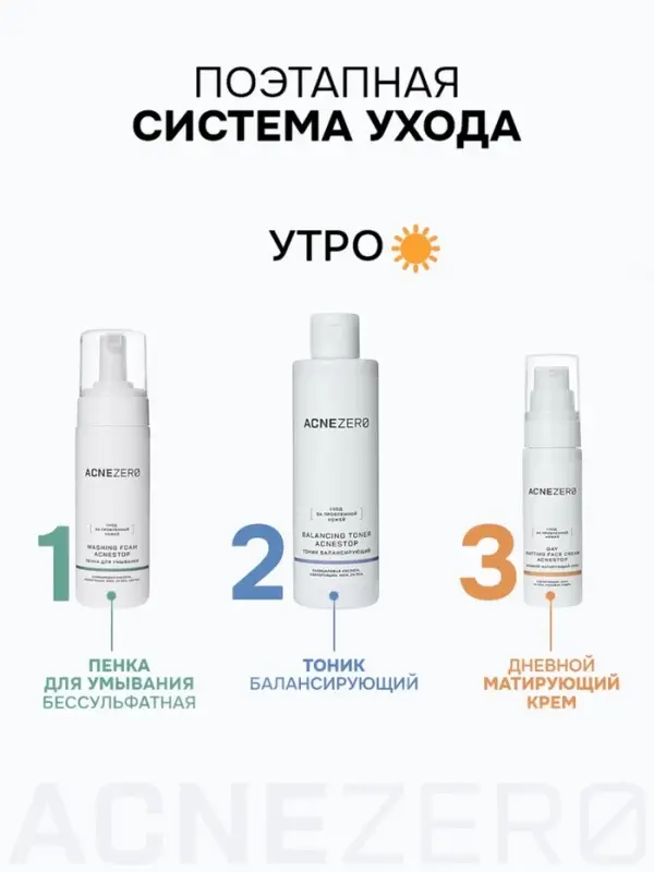 Гель для умывания &laquo;Акнестоп&raquo; для проблемной кожи лица, 195 мл