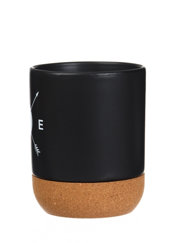 Кружка керамическая с пробковым дном Дорого внимание &laquo;Стороны света&raquo;, 400 мл