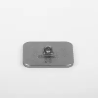 Пуговица на ножке &laquo;Квадраты&raquo;, 28&times;28 мм, цвет серебряный