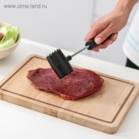 Молоток для мяса Доляна &laquo;Круг&raquo;, 25 см, цвет чёрный