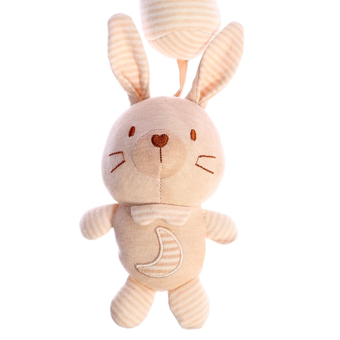 Подарочный набор для новорождённых &laquo;Зайчик&raquo;, 3 мягкие погремушки