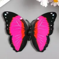 Магнит "Бабочка двухслойная" 11&times;9 см, МИКС