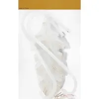 Крючок для штор CAPPIO KS041, цвет белый с золотом, набор 2 шт